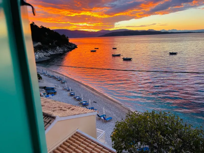 Village Kaminaki-Beach Corfu